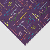 Februari, 7 het Weefselpapier van de Dag Tissuepapier (Detail)