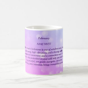 Februari Amethyst Birthstone Koffiemok