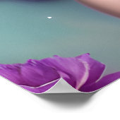 Februari Amethyst Paarse Girl Poster (Hoek)