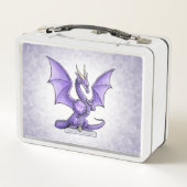 Februari Birthstone Dragon - Amethyst (Achterkant)