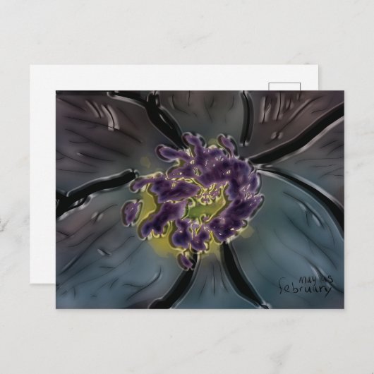 februari briefkaart (Voorkant / Achterkant)