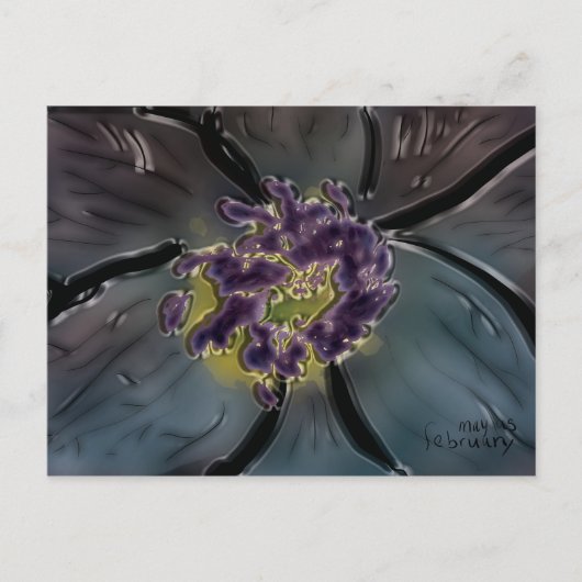 februari briefkaart (Voorkant)