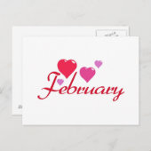 Februari Briefkaart (Voorkant / Achterkant)