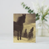 Februari door Grant Wood Briefkaart (Staand voorkant)