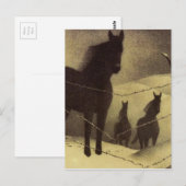 Februari door Grant Wood Briefkaart (Voorkant / Achterkant)