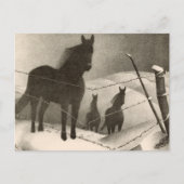 Februari door Grant Wood Feestdagenkaart (Voorkant)