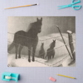 Februari door Grant Wood Tissuepapier (Craft)