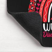 Februari Draag we Red Rainbow - Heart Disease Awar Muismat (Hoek)