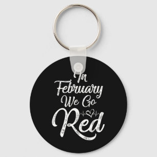 Februari gaan we naar Red Heart Disease Awareness Sleutelhanger