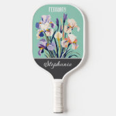 Februari Geboorte Bloem Aangepaste naam Pickleball Paddle (Voorkant)