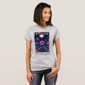 Februari Geboorte Maand Bloem Violet T-shirt (Voorkant volledig)