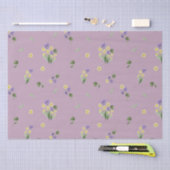 Februari Geboorte Maand Bloemen Primrose Violet Tissuepapier (Craft)