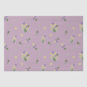 Februari Geboorte Maand Bloemen Primrose Violet Tissuepapier