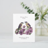 Februari Geboortemaand Bloem gepersonaliseerde ver (Staand voorkant)