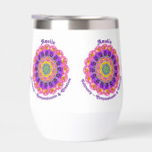 Februari Geboortemaand Bloemen Violet Mandala (Rechts)