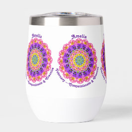 Februari Geboortemaand Bloemen Violet Mandala