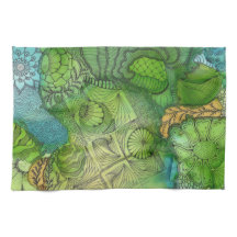 Februari Green Kitchen Towel
