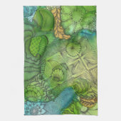Februari Green Kitchen Towel Theedoek (Verticaal)
