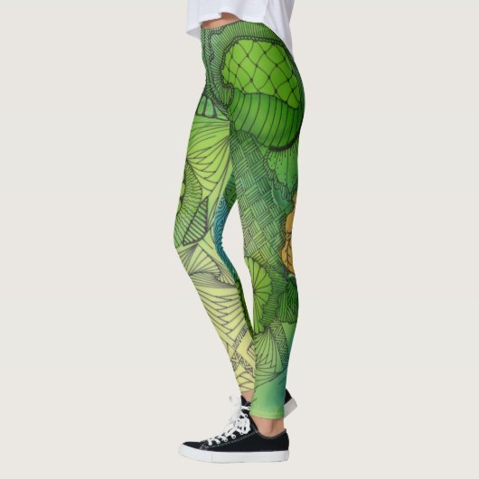 Februari Groene Leggings (Links)