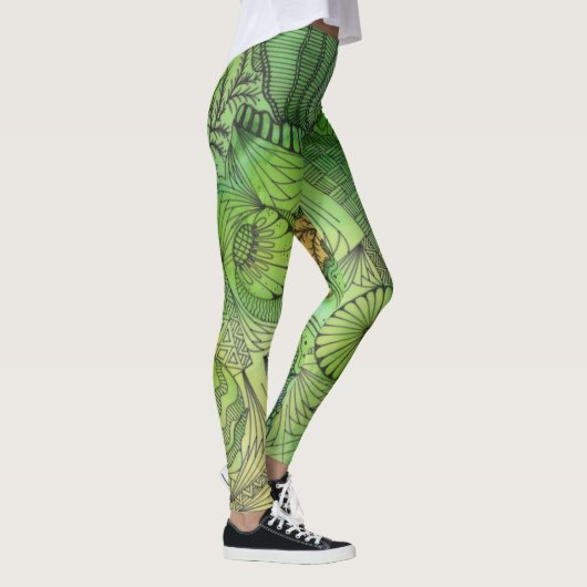 Februari Groene Leggings (Rechts)
