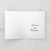 Februari Heart Feestdagen Kaart (Binnen)