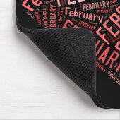 Februari Heart Muismat (Hoek)