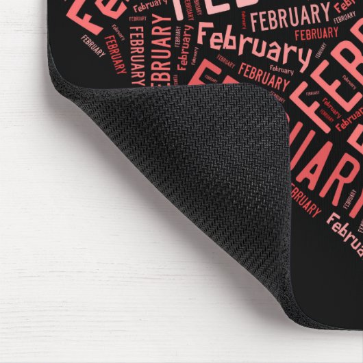 Februari Heart Muismat (Hoek)