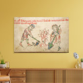 Februari: hoeing canvas afdruk (Insitu (Woonkamer))