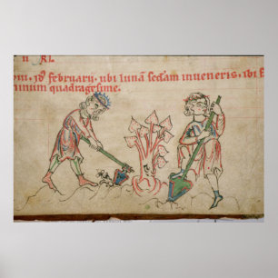 Februari: hoeing poster