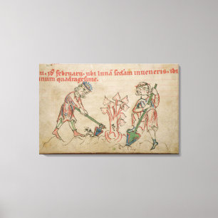 Februari: hoes canvas afdruk
