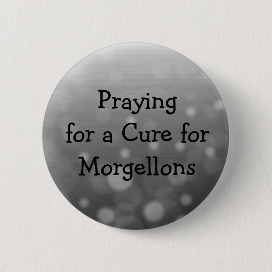 Februari is de Maand van het Bewustzijn Morgellons Ronde Button 5,7 Cm (Voorkant)