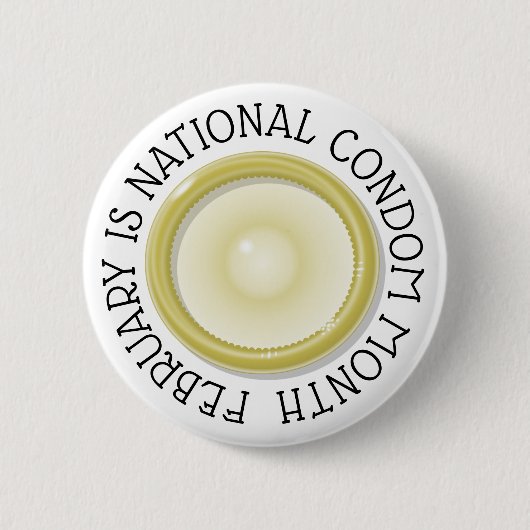 Februari is de Nationale Button van de Maand van h (Voorkant)