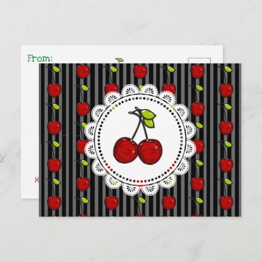 Februari is het Briefkaart van de Nationale Kersma (Voorkant / Achterkant)