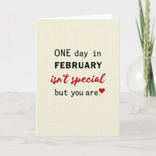 Februari Liefde Je Bent Speciaal Kaart