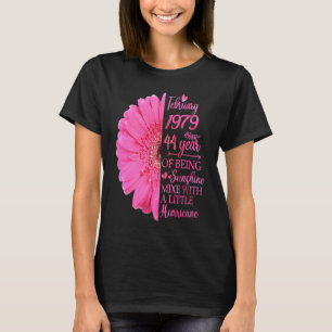 Februari Meisje 1979 T 44 Jaar Oud 44e Verjaardag T-shirt