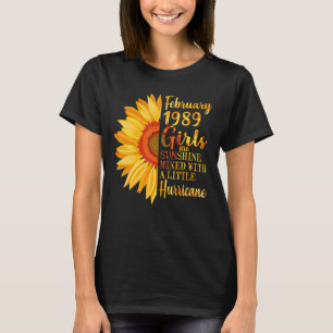 Februari Meisjes 1989 Shirt 34th Birthday Gifts 34