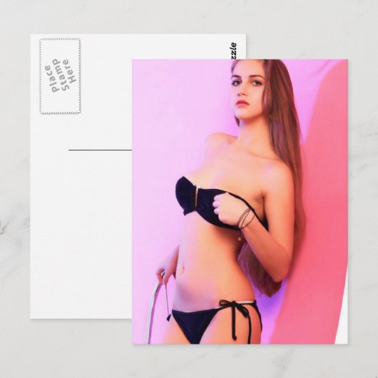 Februari Model van de maand Briefkaart (Voorkant / Achterkant)