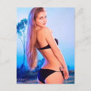 Februari Model van de maand Briefkaart