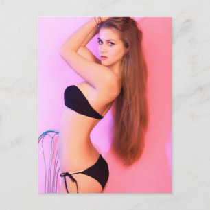 Februari Model van de maand Briefkaart