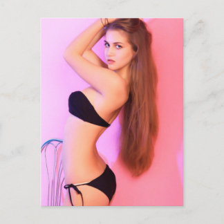 Februari Model van de maand Briefkaart