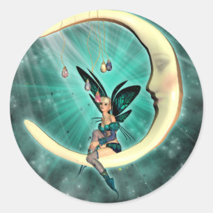 Februari Moon Fairy Stickers