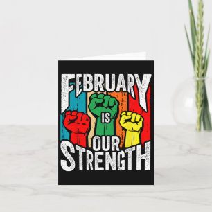 Februari onze kracht zwarte geschiedenis maand afr kaart