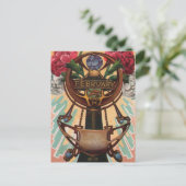 Februari - Pisces Briefkaart (Staand voorkant)