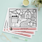 Februari Realtor Open Huis Kleurenactiviteitspagin Flyer