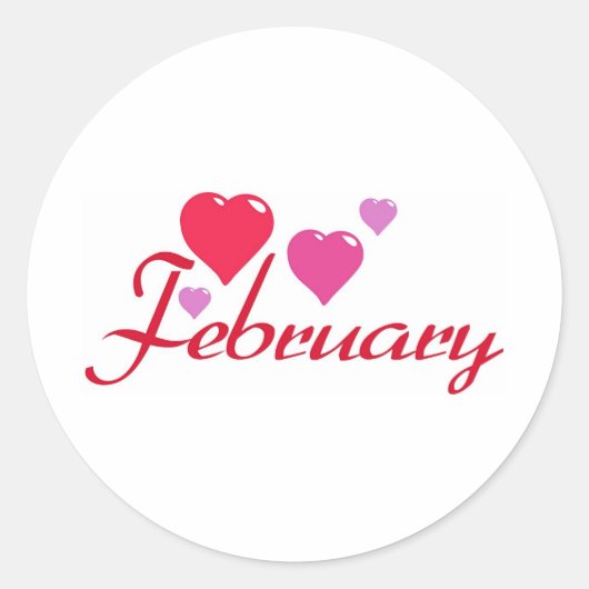 februari ronde sticker (Voorkant)