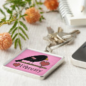Februari Sleutelhanger (Zijkant)
