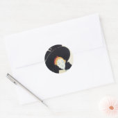 februari van Lippincott Ronde Sticker (Envelop)