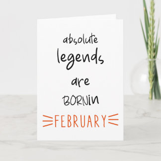 Februari verjaardag, Februari verjaardagscitaten Kaart