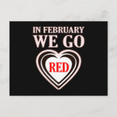 Februari Wij gaan de Bewustmaking van de Ziekte va Briefkaart (Voorkant)