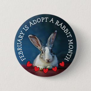 Februari wordt goedgekeurd een Maand van het Rabbi Ronde Button 5,7 Cm